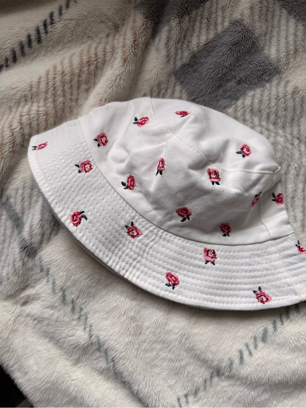 Ardene White Cotton Bucket Hat